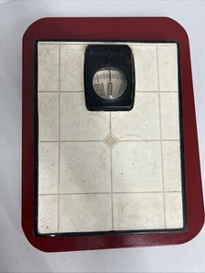Vintage  Health Weigh Bathroom Scale Magnified Glass - USA 1950’s Works Great - Picture 1 of 7