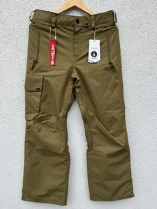NWT Volcom Ventral Snowboard Ski pants XS Beige MSRP $170 - Picture 1 of 10