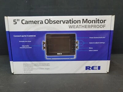 REI 710586 5" Weatherproof Display Monitor - Image 1 of 4