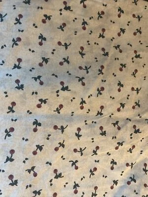 Leslie Beck for VIP Fabrics Cranston floral pattern on cream background remnant - Image 1 of 3