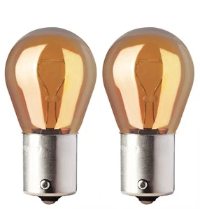 Philips SilverVision PY21W 21W Two Bulbs Rear Turn Signal Light Upgrade Stock OE - Picture 1 of 8