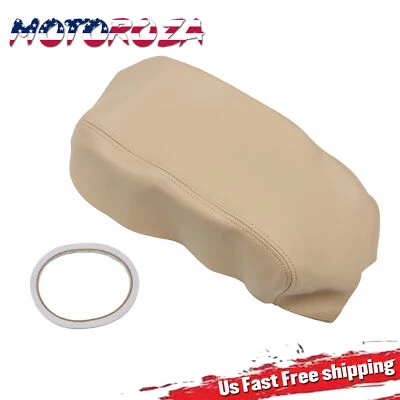For 2015-2019 Hyundai Sonata Center Console Armrest Lid Armrest Cover Skin Beige Foto 1 de 4