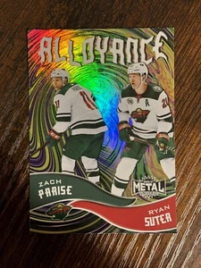 Fleer Metal Universe 2020-21 Zach Parise Ryan Suter Alloyance  - Imagen 1 de 2