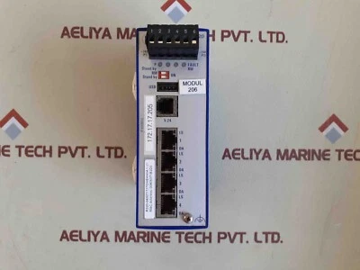 HIRSCHMANN RS20 Rail Switch RS20-0400T1T1TDHEHH04.1.01 18-30 VAC 50/60HZ - Image 1 of 4