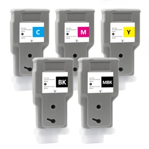 5*300ML Compatible Cartridge With Pigment Ink For Canon TM-200/205/300/305  - Picture 1 of 6