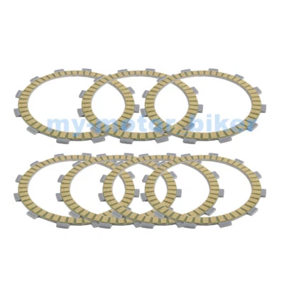 Clutch Friction Plate Kit for Kawasaki EX500 Ninja 500R 2006-09/ GPZ500S 1988-05 - Image 1 of 4