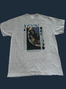 Rare 90s Vintage Moon TShirt XL Anvil Tag Houston Space Center PERFECT COND - Bild 1 von 8