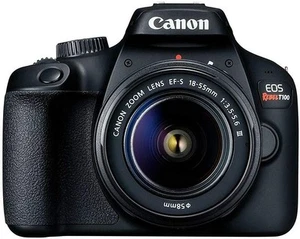 Canon EOS Rebel T100 EF-S 18-55MM F/3.5-5.6 III Lens KIT - Picture 1 of 3