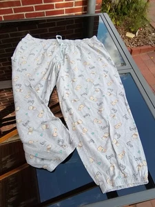 bpc sehr süßer Jersey Schlafanzug Pyjama Homewear Hose grau love 4 XL 52/54 - Bild 1 von 3