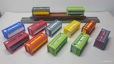 3D Druck Tankcontainer 20ft verschiedene Farben Bausatz TT Modellbahn - Bild 1 von 4
