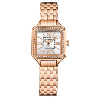 Reloj Pulsera Mujer Stuhrling Original 4020 3 Cuarzo Rosa Acero Inoxidable Foto 1 de 3