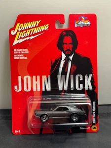 2025 Johnny Lightning John Wick 1969 Ford Mustang Pop Culture Die-Cast Car - Picture 1 of 2
