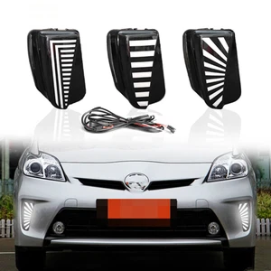 Luz antiniebla diurna LED DRL con intermitente para Toyota Prius 2012-2015 - Imagen 1 de 17
