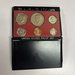 1776-1976 US Bicentennial Stati Uniti Mint Proof Coin Set Ottime Condizioni - Foto 1 di 16