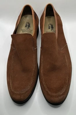 Мужские мокасины Hush Puppies Nineteen Fifty Eight коричневые замшевые размер 11,5 б/у в отличном состоянии - Изображение 1 из 4