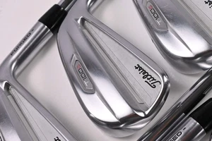 Titleist T100.S 2021 Irons / 5-PW+GW / Regular Flex AMT Red R300 Shafts - Picture 1 of 7