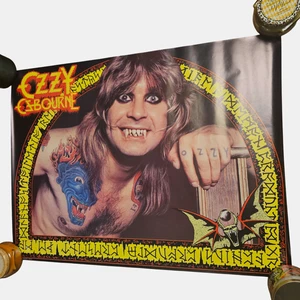 Ozzy Osbourne Speak Of The Devil 31.5x23.5 Vintage 1982 CBS Inc Promo Poster - Picture 1 of 8