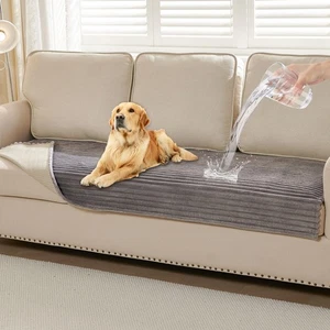 Waterproof Couch Cover for Dogs Washable,Fuzzy Pet Couch Covers for Sofa,Thic... - Picture 1 of 9