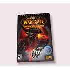 World of Warcraft Cataclysm Video Game CD / DVD Box set
