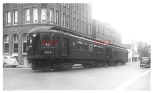 25BB128 RP 1940 SACRAMENTO NORTHERN RAILROAD CAR #101 WOODLAND WYE - Imagen 1 de 1