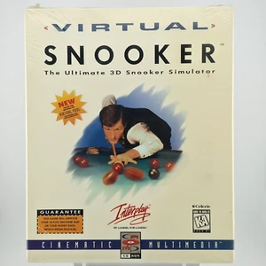 Virtual Snooker, 1996, Big Box, New & Sealed - Picture 1 of 8