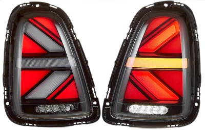 Pair LED Tail Lights Clear For Mini Cooper R56 R57 R58 R59 2007-2013 w/Animation - Image 1 of 4