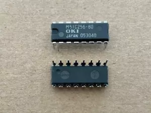 10 Stück Integrierte Schaltung - M51C256-80 - OKI - DIP16 - Picture 1 of 1