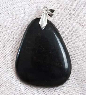 Obsidiana Dorada 94 Quilates - Péndulo Cabochón Piedra Natural - México /FU48 - Imagen 1 de 2