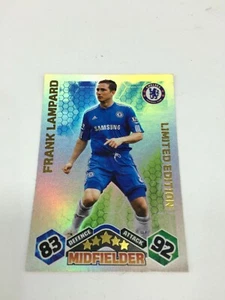 2009-10 Topps Match Attax Trading Card Limited Edition Foil Card FRANK LAMPARD - Picture 1 of 2