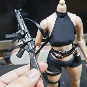 Maßstab 1:6 Umhang Gewehr Outfit für 12" weibliche Actionfigur Party Kostüm - Bild 1 von 8