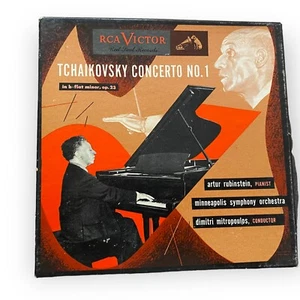 Tchaikovsky Concerto No. 1 By Artur Rubinstein RCA Victor 45rpm Vinyl Records LP - Picture 1 of 3