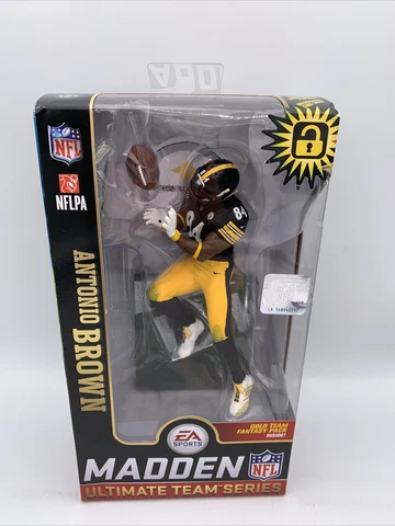 NFL ~ Antonio Brown ~Steelers  ~ McFarlane Toys ~ Madden Ultimate Team Series Cover