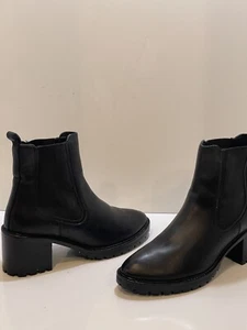 Thursday Boots Handmade Chelsea Women's BLACK Leather Ankle Boots Size 8.5 $168 - Picture 1 of 8