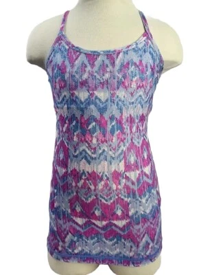 Sujetador incorporado Ivivva Girls 7 Tumblin Tank Urban Explorer lavanda anochecer Lululemon  Foto 1 de 4