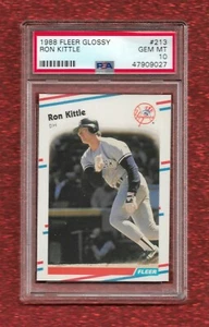 1988 Fleer Glossy #213 Ron Kittle PSA 10 gemas como nuevas Pop 1 Yankees White Sox - Imagen 1 de 1