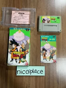 Dragon Ball Z Super Butouden 3 Super Famicom Boxed Manual Game Soft Japan - Picture 1 of 15