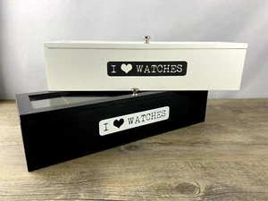 Uhrenbox*Schaukasten*Uhrenkasten*Aufbewahrungsbox*Uhrenaufbewahrung*Shabby Chic - Bild 1 von 9