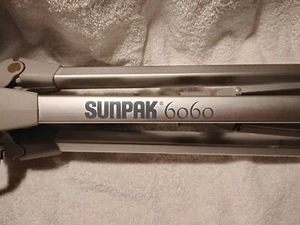 SUNPAK 6060 Tripod - Grey Extends To 59 Inches - Picture 1 of 6