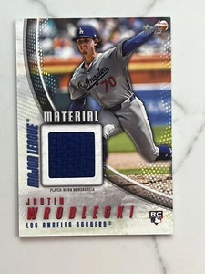2025 Topps Serie 1 Major League Material #MLM-JWR Justin Wrobleski Dodgers Karte - Bild 1 von 2