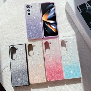 Hülle für Samsung Galaxy Z Fold5 Fold4 Fold3 Bling Glitzer stoßfeste Handyhülle - Bild 1 von 17
