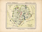 ANTIQUE MAP-HOLLAND-MAP-BORKEL EN SCHAFT-NOORD BRABANT-KUYPER-1865