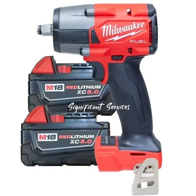 Milwaukee 2962-20 Combustible 1/2" Par Medio Llave de Impacto Anillo de Fricción 5.0 Baterías Foto 1 de 4