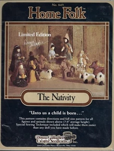 Home Folk No 849 - La Natividad - 1985 Edición Limitada - Muñecas y animales - Imagen 1 de 2