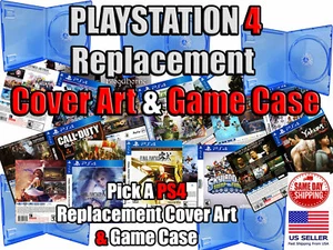 PS4 PlayStation 4 Custom Game Cover Art Box Art and Game Case - Picture 1 of 143