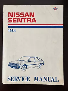 1984 Nissan (Datsun) Sentra Service Manual SM4E-0B11U0 includes CD17 diesel - Picture 1 of 17