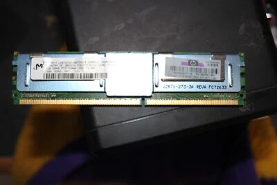 Micron 1GB 2Rx8 PC205300F DDR2-667 FB-DIMM ECC Server RAM - Image 1 of 3