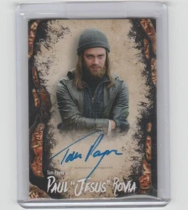 WALKING DEAD SURVIVAL BOX TOM PAYNE/JESUS AUTOGRAPH CARD #/10! VERY RARE!! - Picture 1 of 2