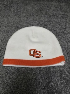 Oregon State Beavers Beanie Hat Cap Rare Cream Orange Skull Cap Go Beavs - Picture 1 of 4