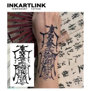 Herbal Juice Tattoo Sticker Eastern Talisman Semi Permanent Tattoo Non-Gla HOT - Picture 1 of 12
