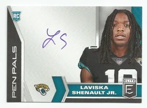 2020 Donruss Elite Laviska Shenault Jr. Pen Pals PURPLE AUTO SP #PP19 JAGUARS - Picture 1 of 1